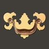 Chippendale Cabinet Pull Polished Bright Solid Brass | Renovator's Supply