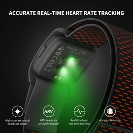 COOSPO HW9 Heart Rate Monitor Armband,ANT+ and Dual Bluetooth5.0 HRM,Optical Heart Rate Monitor with HR Zone,IP67 Waterproof HR Sensor Compatible with Peloton Strava Zwift DDP Yoga
