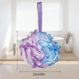 4 Piezas Esponja de Ducha de Baño, 75g, Loofah Exfoliante de Malla Lufa para Hombres y Mujere, Limpiar y Suavizar la Pielzuih Suave Accesorio, para Exfoliar Corporal, Ducha, Lufas