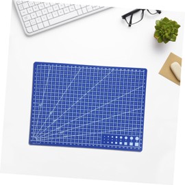 VILLFUL Rotary Double Sided Cutting Mat for Artists Hobbyists Durable Self Healing Board with Slip Base Accurate Measurement for Sewing Craft Projects