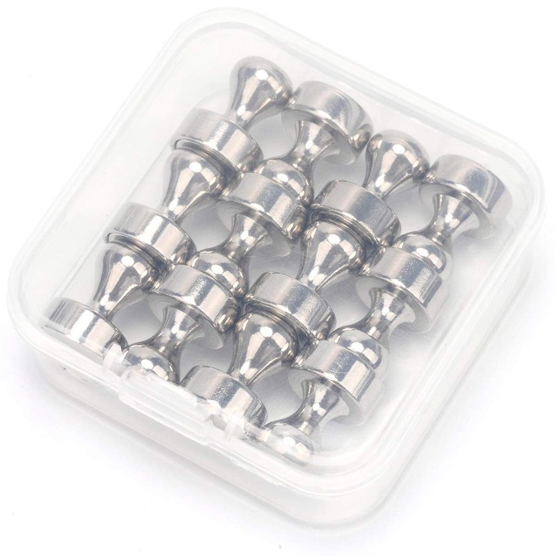 12PCS Mini Fridge Magnets Neodymium Magnet, Pushpin N52 Magnets for