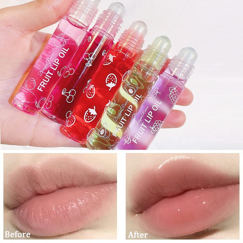 Wimode Hydrating Lip Oil Fruit Roll On Lip Grow Oil