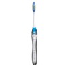 GUM Folding Travel Toothbrush, Compact Head + Tongue Cleaner, Soft