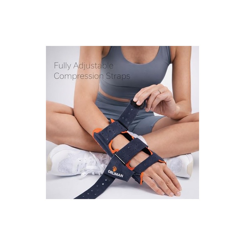 Orliman Medically Approved Immobilising Wrist Support With Palm Splint -