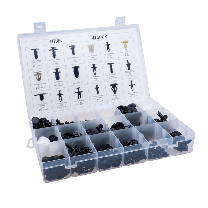Car Trim Removal Retainer Kit 450PCS Auto Body Plastic Mounting