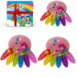 GYsomer 2PCS Color Sorting Toys for Toddlers, Fine Motor Skills Sensory Toy, Montessori Learning Toys for Preschool Learning Activitie, Sensory Activity Toy for Kids 3+ and Adults