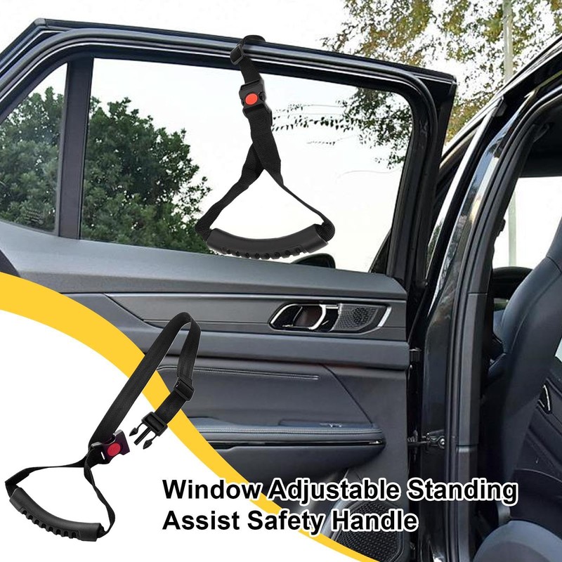Auto Cane Grab Handle, Adjustable Multipurpose Auto Cane Handle, Space-Saving