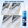 Kohree RV Roof Sealant 4 Pack, Self-Leveling Lap Sealant White,