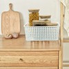 Vcansay 6 Packs of Storage Baskets White