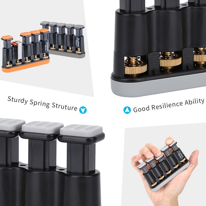 Guitar Finger Exerciser, Hand Strengthener Trainer Tension Exerciser Grip for