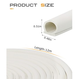 Flaconi Car Door Rubber Seal Stri,Rubber Edge Trim,Rubber Seal,Car Door Seal,Rubber Trim Edging,Edge Trim,Door Rubber Seal Strip,Rubber Seal Strip,Suitable for Cars,Trucks,SUVs,MPV,Motorhomes (12m)