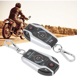 2 Way Alarm System Universal ABS Motorcycle Anti?Theft Remote Control for Security 12V with Remote Start for Most Motorcycle