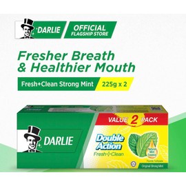 DARLIE TOOTHPASTE DOUBLE ACTION 225Gx2 (New Stock)