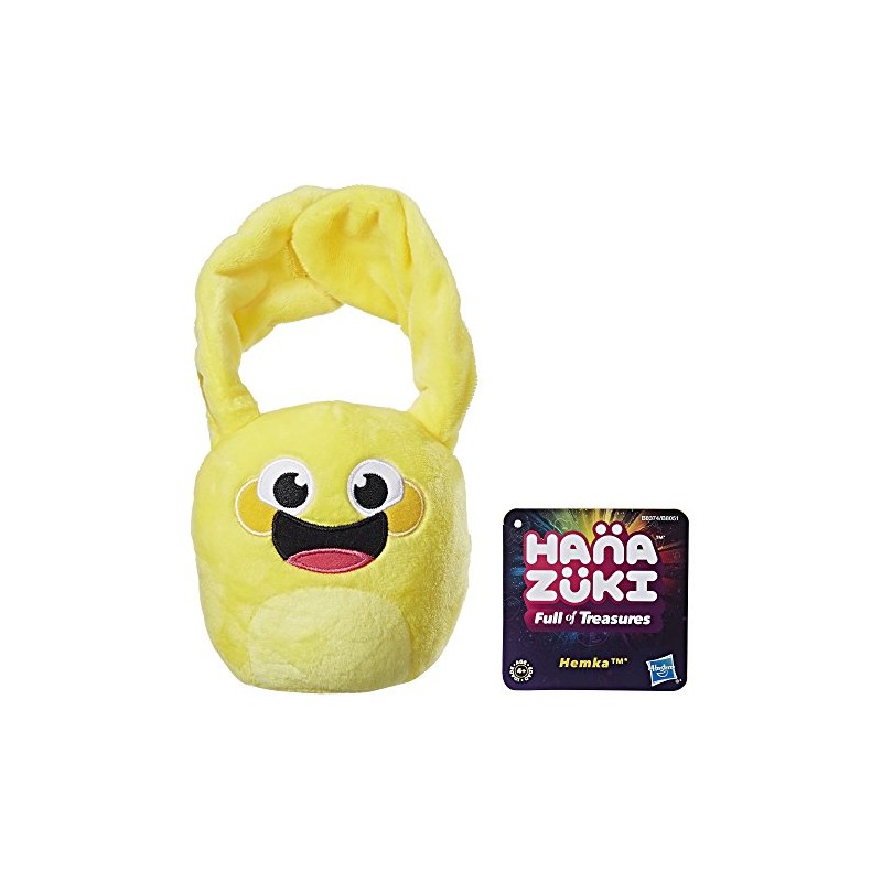 HANAZUKI B8374EL2 Happy Hemka Plush Toy, Yellow