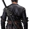 HOMELEX Medieval Leather Back Sword Shoulder Frog - Adjustable Sheath