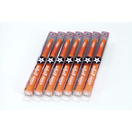 elitegrips A50 Star Golf Grips, Set of 7, Wild Orange with Backline