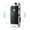 2X Audiobank AB-209TW 3.8-Inch Super Bullet High Car Pro Home