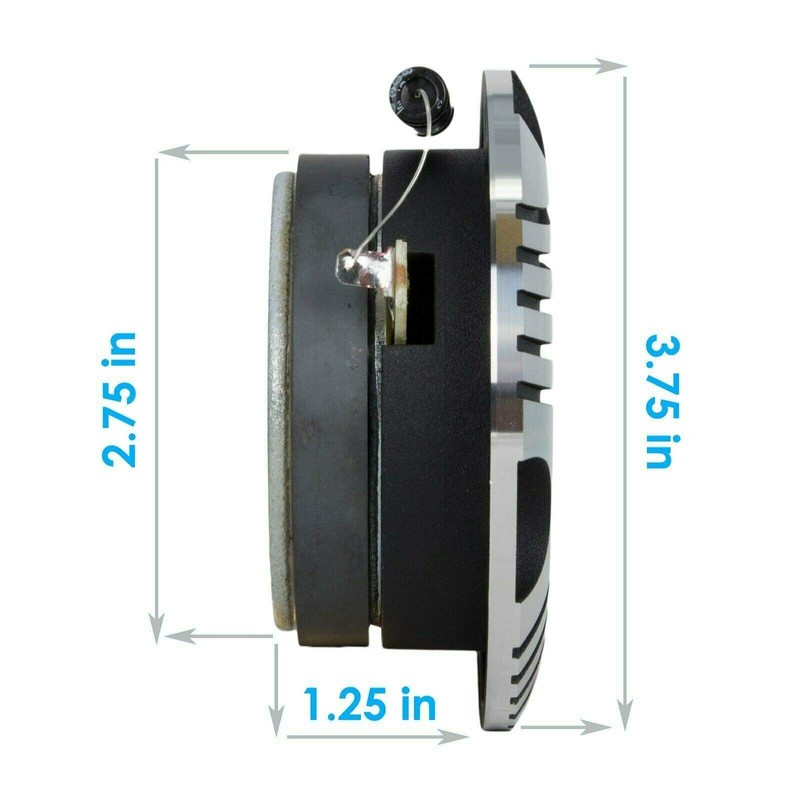 2X Audiobank AB-209TW 3.8-Inch Super Bullet High Car Pro Home