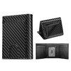 DOMIPHIE Men's Wallet, Trifold Black, Modern