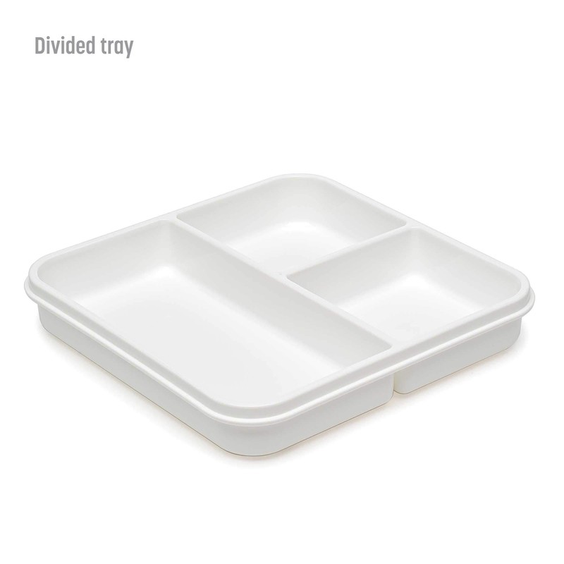 Goodful Reusable Lunch Container with 3 Compartments, BPA-Free, Leak-Proof Lid,