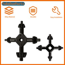 4-in-1 Drill Chuck Key Set, 8 Sizes Universal Chuck Wrench for 3/8", 1/2", 3/4", 1" Bits, Compatible with DeWalt, Bosch, Makita Drills, Impact Drivers & DIY Tools