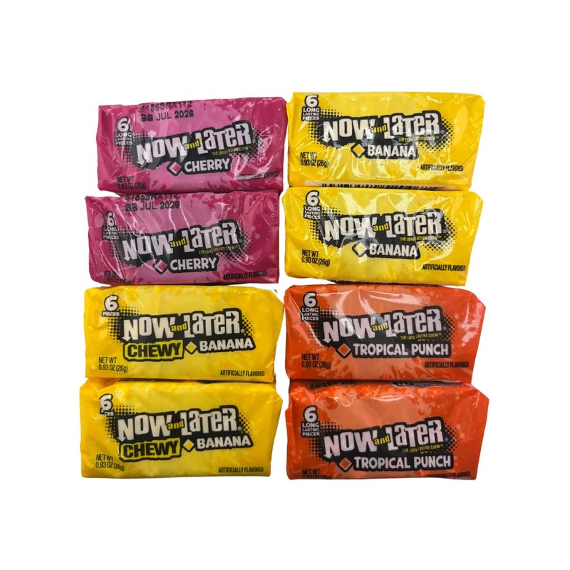 FASO SWEET Now and Later Candy Variety Pack – 24