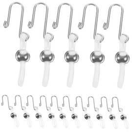 NUOBESTY Jeans Zipper Holder 15pcs Zipper Clip Hook Accessories for an Fittings Tools Jeans Buckle Metal Zipper Saver