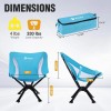 VILLEY Portable Folding Chair Lightweight Camping Chair Quick Setup for
