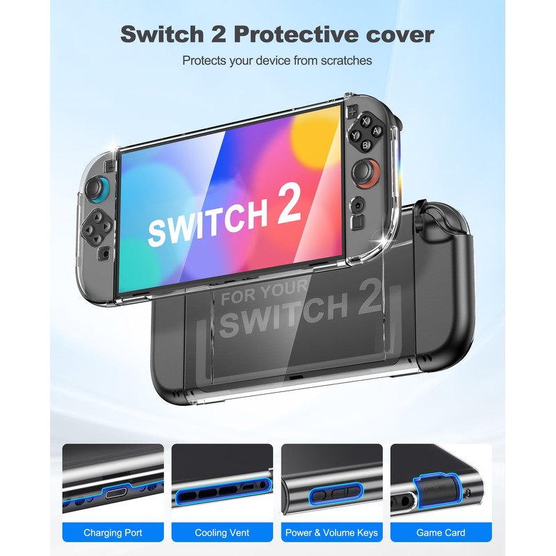 Larstylee 17 in 1 Switch 2 Accessories Bundle - Carrying