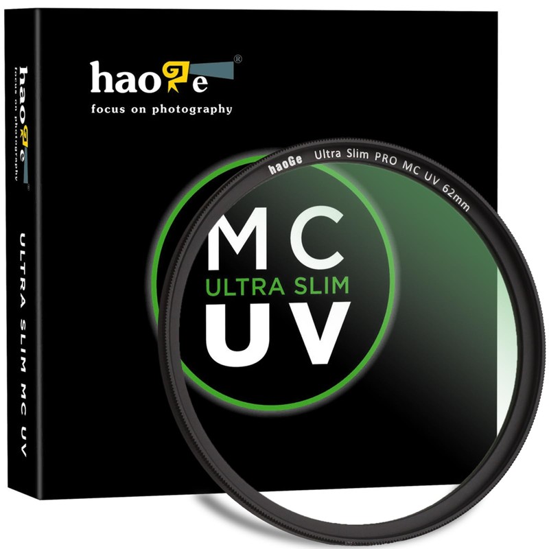 Haoge 55mm MC UV Lens Protection Filter Slim Frame with