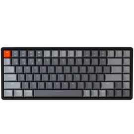 Keychron K2 Wireless Mechanical Keyboard, 75% Layout 84 Key Bluetooth/USB-C Wired Compact RGB Backlit Anti Ghosting/N-Key Rollover, Gateron G Pro Brown Switch Aluminum Frame for Mac Windows, Version 2