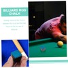 Mikinona 24Pcs Pool Stick Chalk Blue Billiard Rod Chalk for
