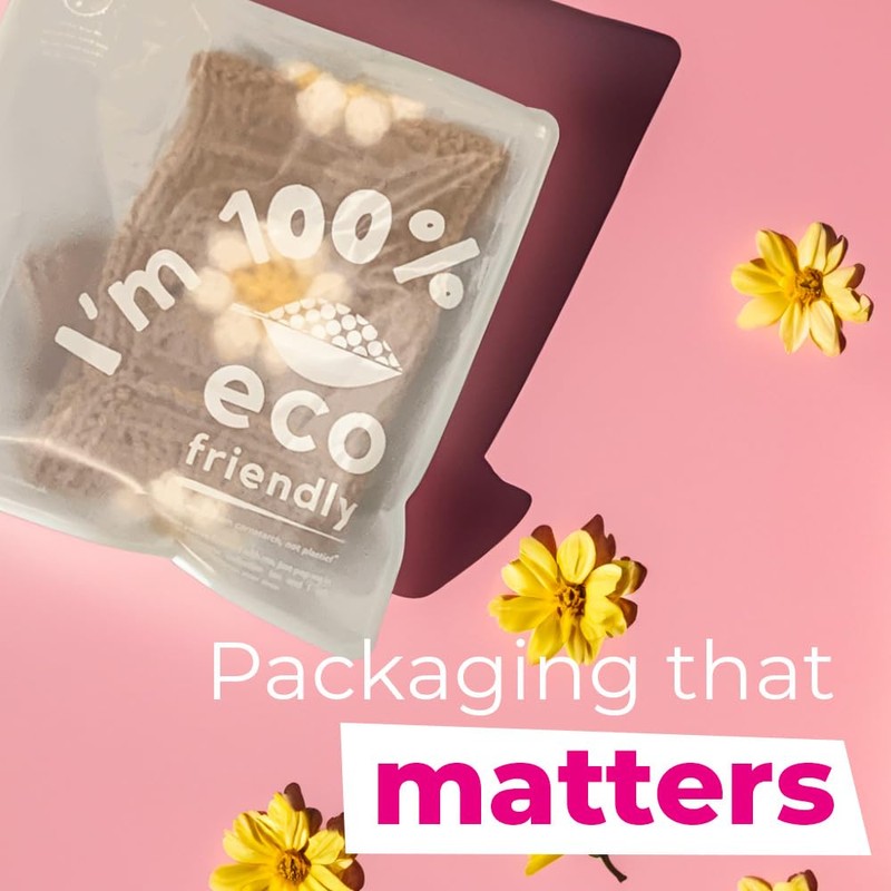 Simplelifeco UK 7 x 7” Compostable Poly Bags for Clothes