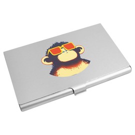 Azeeda 'Monkey Wearing Sunglasses ' Business Card Holder/Credit Card Wallet (CH00047422)