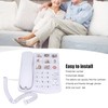 Telephone Landline, Ld-858Hf Wired Big Buttons Fixed Phone Photo Storage