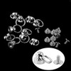 O Ring Spiles 10pcs Brass Rivet Studs Screw Back Round