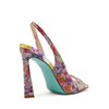 Betsey Johnson Women's Mina Pump, Bright Floral, 5