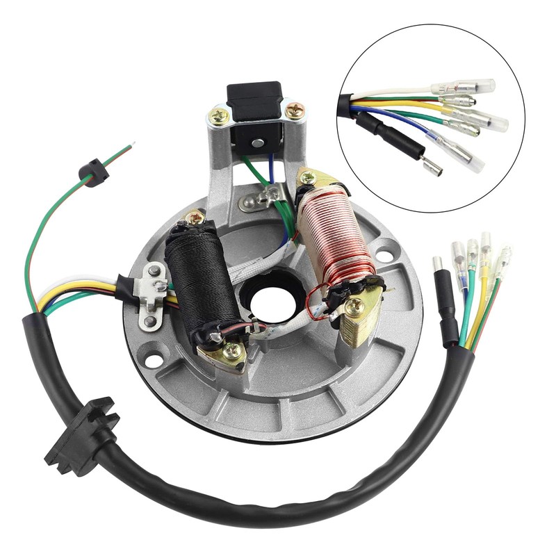FLYPIG 2 Coil Ignition Magneto Stator for 50cc 70cc 90cc