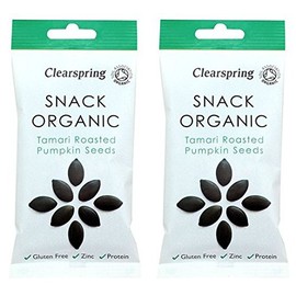 (2 Pack) - Clearspring - Org Tamari Rst Pumpkin Seeds | 30g | 2 PACK BUNDLE