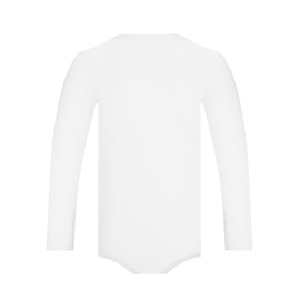 Landofgenie Mens Shapewear Long Sleeve One Piece Pajamas Romer Basic Onesie for Mens Bodysuit White M