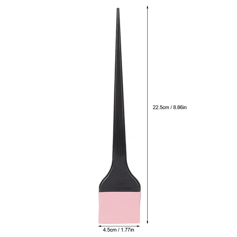 Bleichmittel Färbepinsel, schnell färbender Pinsel mit spitzem Griff, leicht und