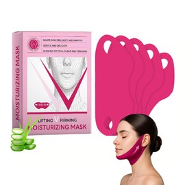 V Line Lifting Mask and Chin Strap for Sleeping, Face Tape for Wrinkles and Firming, Invisible Face Lift Tape for Double Chin, Skin Tightening and Shaping Mask for Women (1pcs)