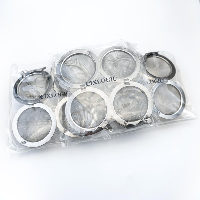 CIXLOGIC 2pcs Stainless Steel Tea Strainer Infuser Balls Fine Mesh