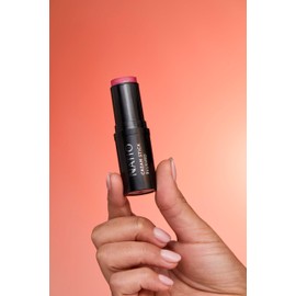 Natio Cream Stick Blusher 7.5 g, Blushed - Buildable Creamy Blush Multi Stick - Non-Sticky, Buttery Formula - Dark Pink Colour - Vegan Friendly & Made in Australia