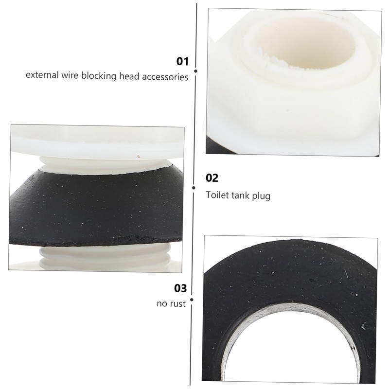 jojofuny 2pcs Toilet Tank for Bathroom Accessories for Cisterns Fish