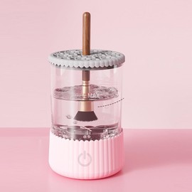 Electric Makeup Brush Cleaner Machine (pink)