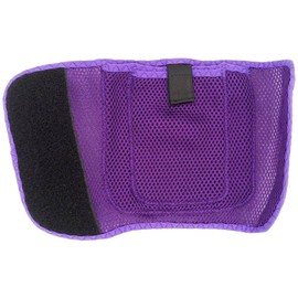 LTG PRO® Concealed Ankle Leg Mesh Wallet Travel Pouch Passport Mobile Purse Bag (L-XL, Black)