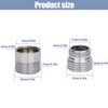 DOKRIN Aerator 2 Pieces Metal Tap Adapters 18mm to 22mm