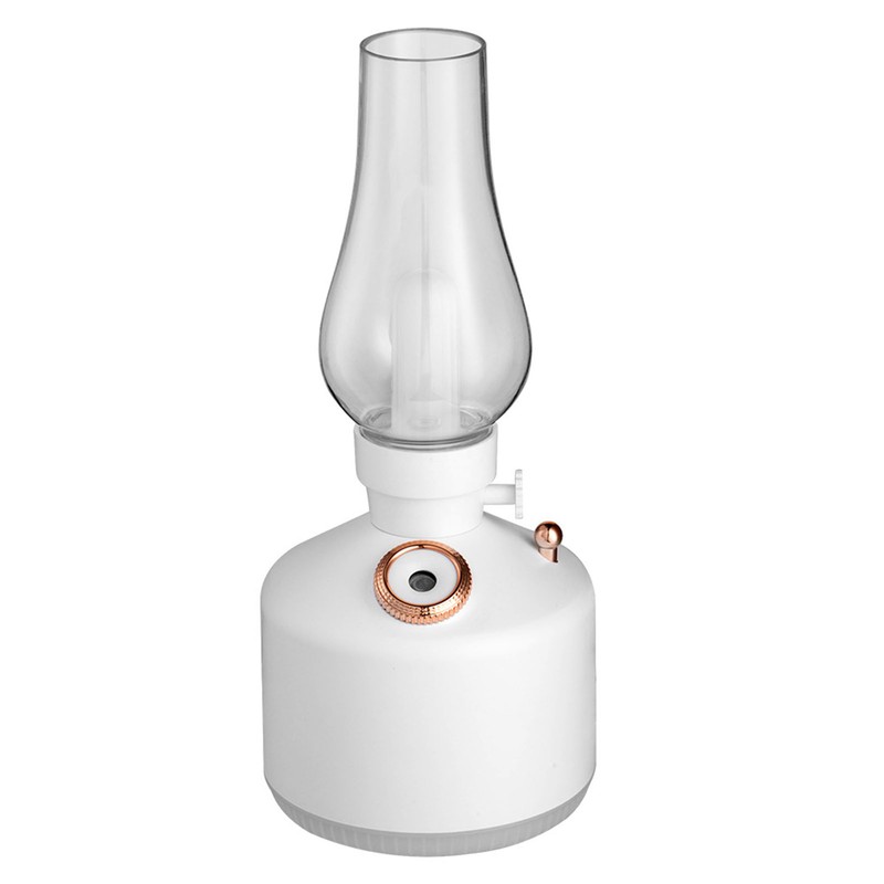 Lantern Humidifier Unique Retro Lamp USB Rechargeable Quiet Multifunctional Desktop
