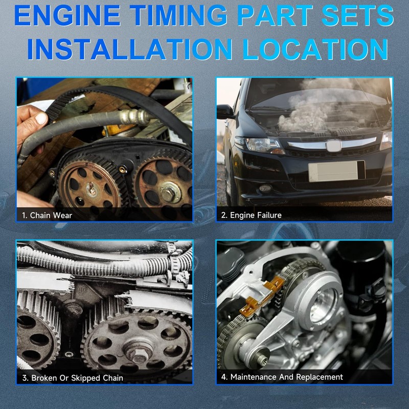 1.6L Engine Timing Belt Water Pump Kit w/Locking Tool Kit
